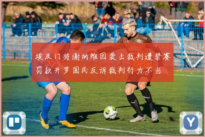 埃及门将谢纳维因袭击裁判遭禁赛罚款开罗国民反诉裁判行为不当